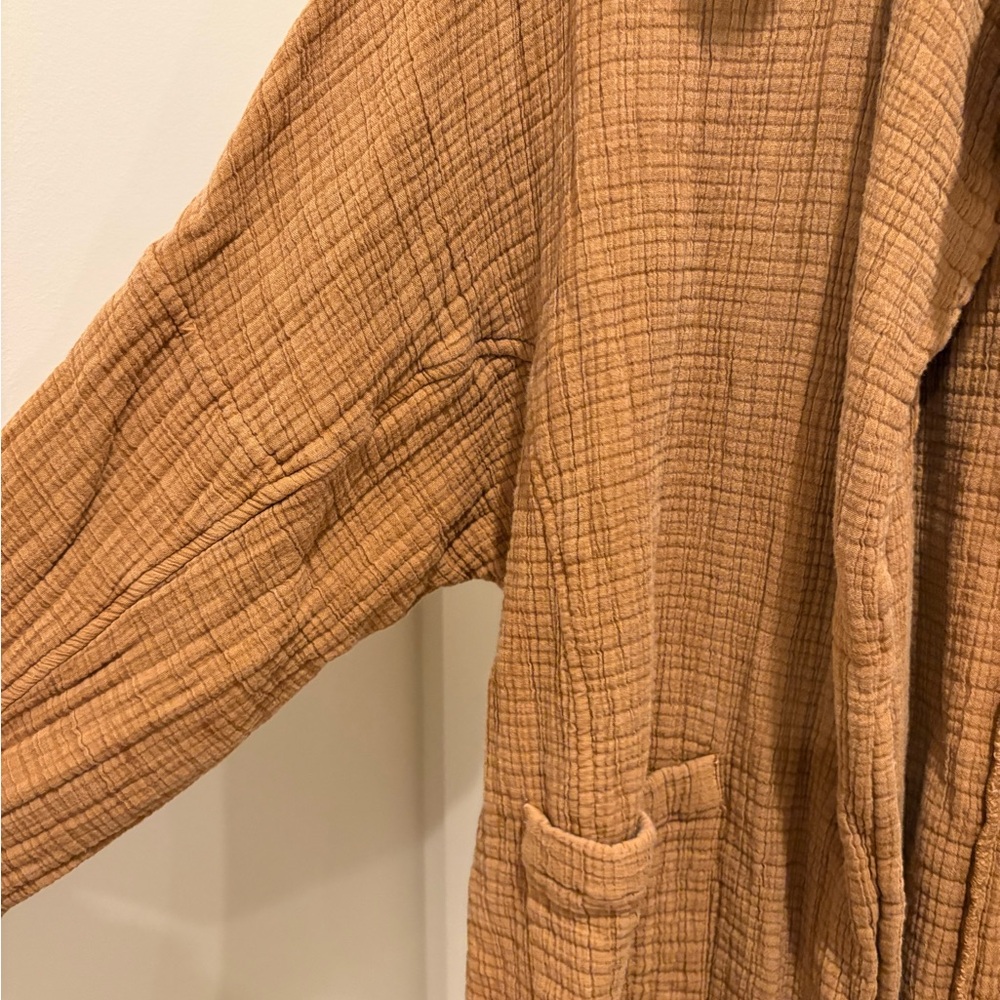 Pilcro Rust Brown Open-Front Jacket - image 6